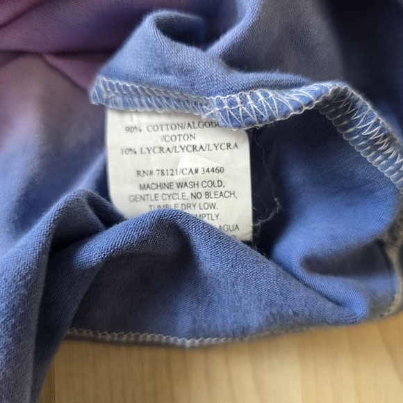 Eileen Fisher Tie Dye Short Sleeve Size Medium - Picture 7 of 8